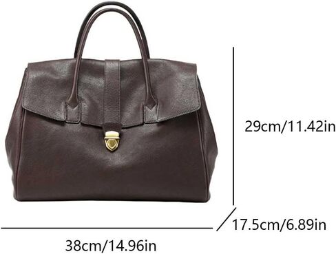 YFGBCX Leather Tote Bag for Women Large Work Tote Bags Vintage Designer Handbags Top Handle Bags for Travel in Kuwait