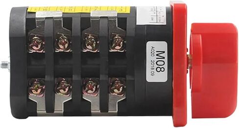 Electric rotary cam changeover switch HZ5-20 M08 2 Position 380V 4KW 20A in Saudi Arabia