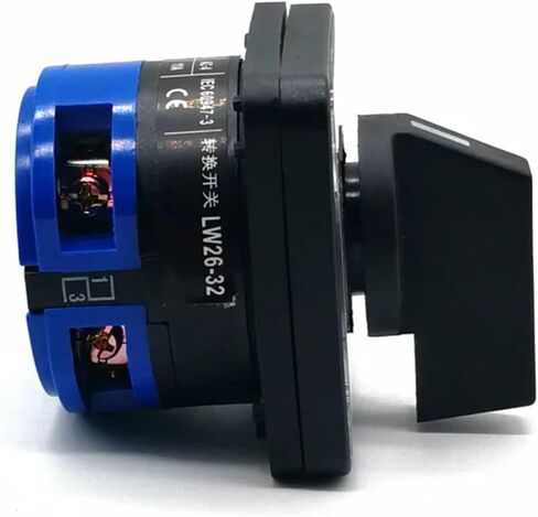 LW28-32 Electric 2 Position 4 Terminals Rotary Cam Changeover Switch 550V 32A Knob(Off on) in Saudi Arabia