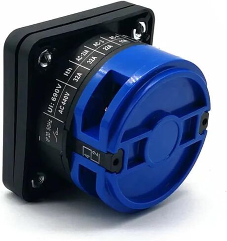 LW28-32 Electric 2 Position 4 Terminals Rotary Cam Changeover Switch 550V 32A Knob(Off on) in Saudi Arabia