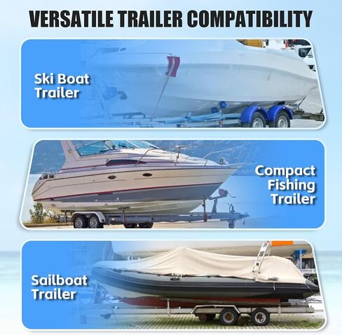 ECOTRIC Boat Trailer Guides Fits Frames up to 3" W x 4-1/4" H Boating & Sailing Poles Guide Bars for Canoe Fishing Boat Kayak Ski Boat in Kuwait