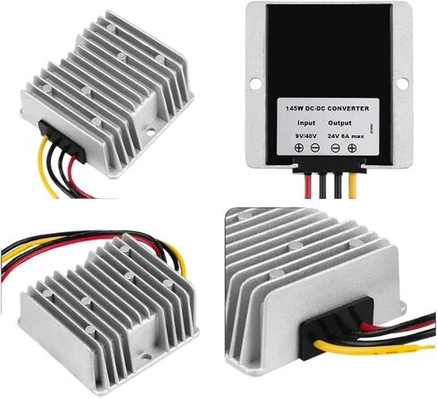 1PCS 9V-40V إلى 24V 3A 5A 6A جهد الجهد المحول منظم وحدة مزود الطاقة تعزيز (إلى 24V 6A 144W) in Saudi Arabia