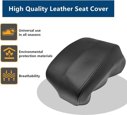 Priprilod Black Microfiber Leather Center Center Center Cover متوافق مع Ford Focus 2012 2013 2014 2015 2017 2017 in Kuwait