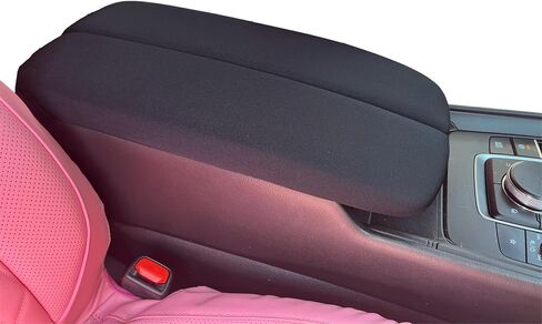 Made in USA Designed for The Center Console of The Mazda CX50 2023-2025 Pair of Neoprene Auto Armrest Covers Black in Saudi Arabia