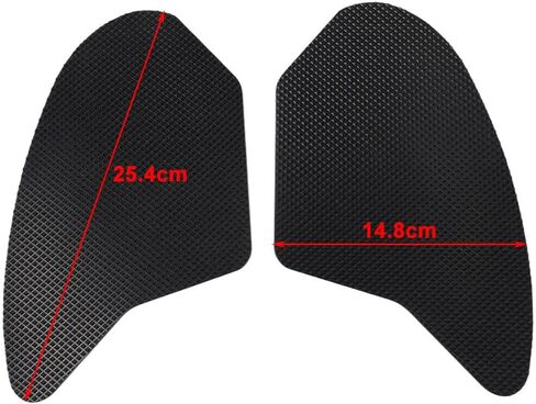 cnwaga3 1pair صهريج صهريج تراكب انزلاق الحامي الجانبي لغاز الوقود ملصق قبضة الركبتين ملصق أسود ل kawasaki zx6rr zzr600 zx6r zx636 2005-06 دراجة نارية in Kuwait
