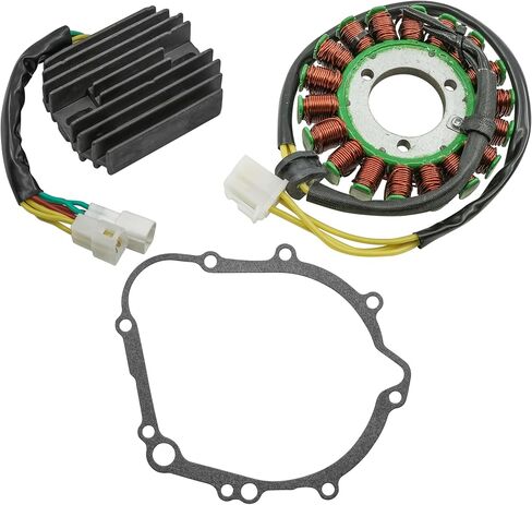 Caltric Stator & منظم مقوم وحشية متوافق مع Suzuki GSXR750 GSXR 750 GSX-R750 2006-2008 in Saudi Arabia