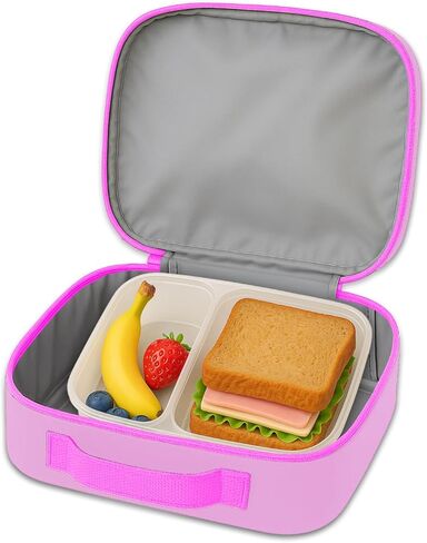 Kuromi Backpack with Lunch Box Set - Bundle with 16" School Bag, My Melody Lunch Bag, Water Bottle, Tattoos, More | Kuromi and My Melody Backpack Set for Girls in Saudi Arabia