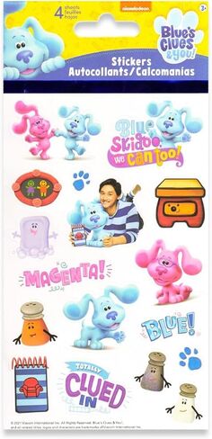 Blue's Clues School Backpack with Lunch Box for Kids - 5 Pc Bundle with 16" Backpack, Cinch Bag, Lunch Bag, Pencil Holder, Stickers, More | Blue's Clues School Bag Set in Saudi Arabia