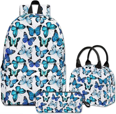 العودة إلى المدرسة FOX Backpack Set 3PCS - حقيبة كتب رائعة مع حقيبة الغداء وحالة القلم الرصاص ، حقيبة ظهر مدرسية لطيف FOX للفتيات BOYS HODS ، مثالية للصف أو السفر in Kuwait