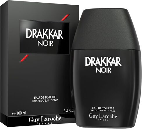 Guy Laroche Drakkar Noir Designer Designer Pragrance - Eau de Toilette مكثفة وقوية - مزيج فوجير والتوابل العطرية - كولونيا رجال طويلة الأمد - يوم ومساء in Saudi Arabia