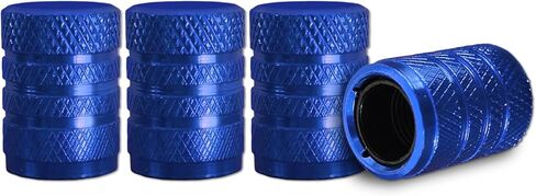 4PCS Tire Valve Stem Caps, Car Tire Caps, Tire Air Cap Metal with Plastic Liner Corrosion Resistant Leak Proof, Universal Stem Covers Exterior Accessories for Trucks Motorcycles Bikes (Purple) in Saudi Arabia