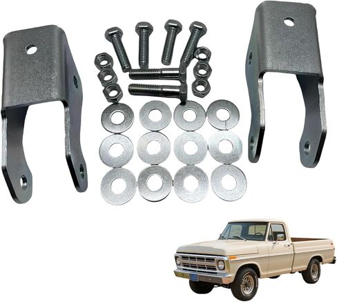3-5 "تمديدات صدمة الإسقاط الخلفي تمديدات خفض قوسين لدرجة 1965-1979 فورد F100 F-100 F150 2 أو 4 محركات العجلات-مجموعة التمديد in Saudi Arabia