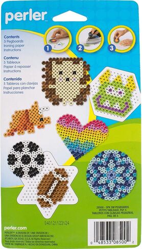 Perler Beads Funfusion: Large Clear Interlocking Pegboards, 2pcs in Saudi Arabia