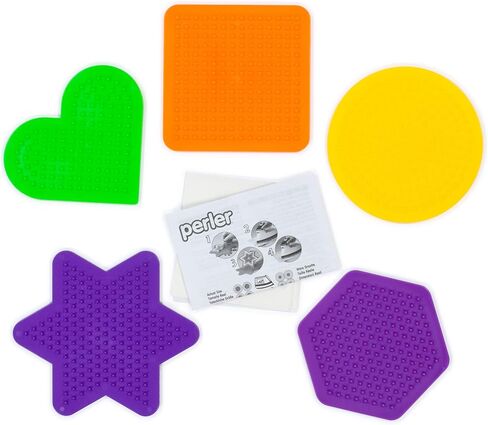 Perler Beads Funfusion: Large Clear Interlocking Pegboards, 2pcs in Saudi Arabia