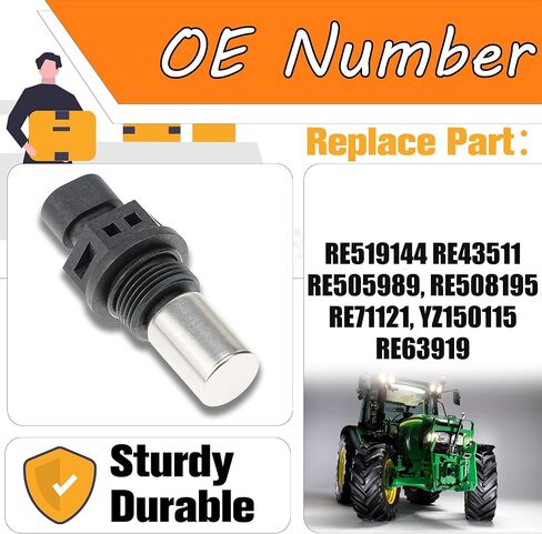 مستشعر سرعة العمود المرفقي للمحرك لـ Deere Tractor Series 5000 Series 5003 OE#RE519144 in Saudi Arabia