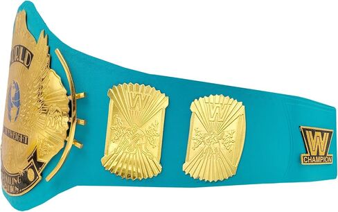 3mm Winged Eagle Wrestling Title Belt SkyBlue Strap Replica - Adult Waist Size Up to 46" in Saudi Arabia