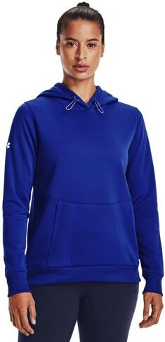 Under Armour Womens Storm Fleece Hoody Red | White MD in Kuwait