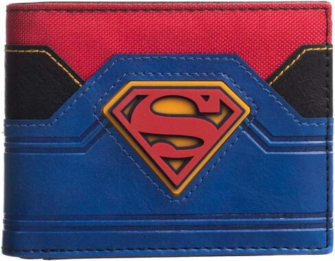 Superman Rubber Badge Bifold Wallet in Saudi Arabia