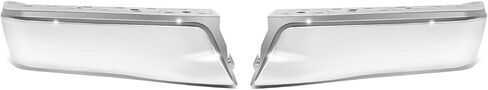 DNA MOTORING Steel Rear Right Bumper Endcap Compatible with 15-20 Ford F150, Chrome, BUMP-R-F15015-C-02-CH-R in Saudi Arabia