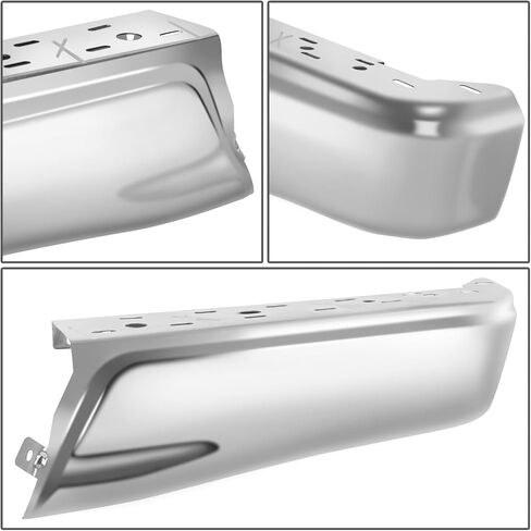 DNA MOTORING Steel Rear Right Bumper Endcap Compatible with 15-20 Ford F150, Chrome, BUMP-R-F15015-C-02-CH-R in Saudi Arabia