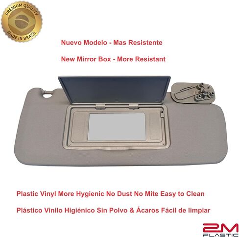 Sun Visor for Chevy Silverado & GMC Sierra تربط الجانبين (Beige 2007-2013) in Kuwait