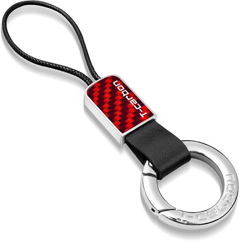 سلسلة مفاتيح سيارة T-Carbon متوافقة مع سلاسل مفاتيح Porsche Key Fob ، حامل حبل حبل Key Key للرجال والنساء in Kuwait
