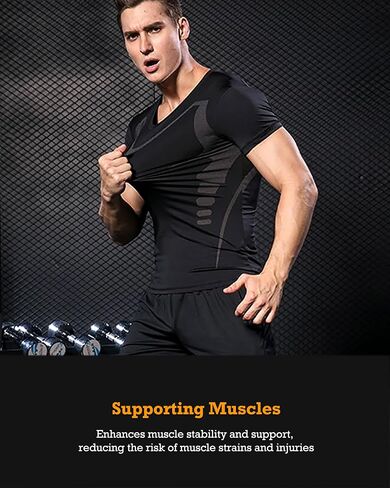 BoomCool 5pcs Gym Cloths for Men مجموعات تمرين in Kuwait