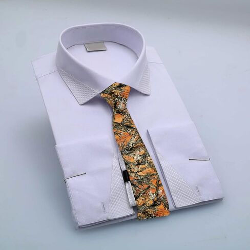 Orange Camo Groomsmen Vest for Men - Elegant Tuxedo Formal Wear - XXL in Saudi Arabia
