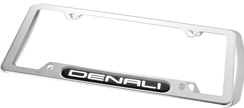 حامل غطاء لوحة ترخيص الفولاذ المقاوم للصدأ Denali حامل غطاء الإطار Denali (2x Chrome) in Kuwait