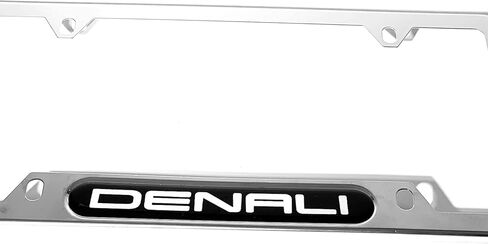 حامل غطاء لوحة ترخيص الفولاذ المقاوم للصدأ Denali حامل غطاء الإطار Denali (2x Chrome) in Kuwait