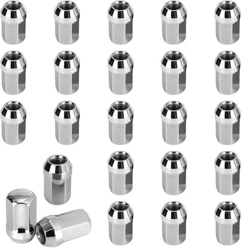 Wheel Lug Nuts Set M14 x 1.5 Fits for Chevy Silverado 1500 Suburban Tahoe Traverse, for GMC Sierra Yukon XL, for Cadillac Escalade ESV, for Buick Enclave, for Jeep Grand Wagoneer Replace 9596070 24PCS in Saudi Arabia