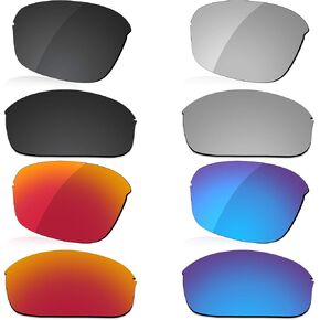 استبدال العدسة المستقطبة لـ Oakley Half Wire 2.0 Sunglass - Dark Black+Silver Ray+Fire Red+Ice Blue in Kuwait