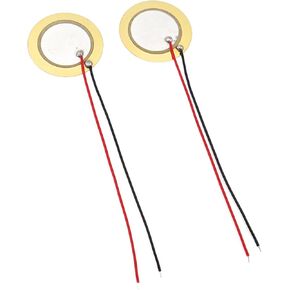 10 Pcs 27 MM Piezoelectric Piezo Ceramic Wafer Plate Dia 27mm for Buzzer Loudspeaker Line Length 60 MM in Saudi Arabia