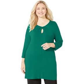 Catherines Women's Plus Size Liz&Me Swing Tunic Top in Saudi Arabia