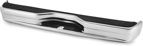 Fit For 92-14 Ford Econoline Rear Step Bumper Assembly Compatible with 1992-2014 Ford Econoline Van E150 E-150 E250 E-250 E350 E-350 Chrome Steel Back Bumper FO1103205 in Saudi Arabia