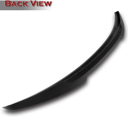 Q1-TECH, ABS Rear Trunk Lip Wing Spoiler Compatible with 2014 2015 2016 2017 2018 Mazda 3 Sedan, Rear Wing V-Style Replacement Trunk Boot Rear Spoiler (Pearl Black) in Saudi Arabia