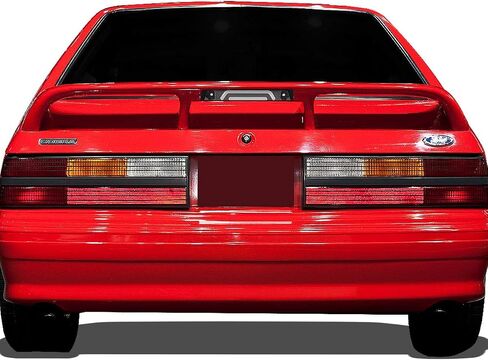 DNA Motoring 3BL-FM87-3D-BK-BK Black Housing 3D LED High Mount 3rd Third Third Brake Light [متوافق مع 1987-1993 Ford Mustang LX Hatchback مع OEM SPOILER] in Kuwait
