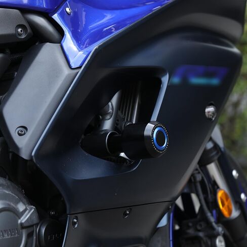 Compatible with Yamaha YZF R7 2021~2024 Motorcycle Frame Anti-Collision Falling Protection Slider Crash yzfr7 r 7 Accessories (Blue) in Saudi Arabia