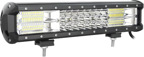 Skyworld 15 بوصة 216W LED LID BAR TRIPLE ROWS OFTROAD LIGHTS 2X36W WORK LIGHT BAR 12V 24V ATV 4WD مع مجموعة الأسلاك in Kuwait
