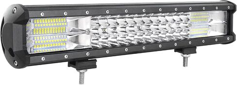 Skyworld 15 بوصة 216W LED LID BAR TRIPLE ROWS OFTROAD LIGHTS 2X36W WORK LIGHT BAR 12V 24V ATV 4WD مع مجموعة الأسلاك in Kuwait