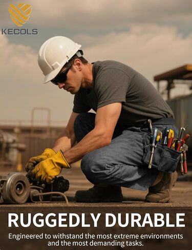 Men's Work Pants Stretch & Sturdy Relaxed Fit Canvas 5-Pocket Dungaree for Construction/Landscaping & Warehouse in Kuwait