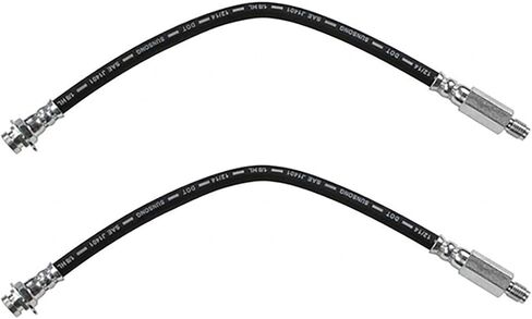 Front Right and Left Brake Hydraulic Hose - 2Pcs Brake Hose Replacement Brake Lines Hose Set ZGYWAutoParts for Chevrolet Malibu 4.1L 1967, for Pontiac GTO 6.4L 1964-1966, for Pontiac Tempest 1964-1967 in Kuwait