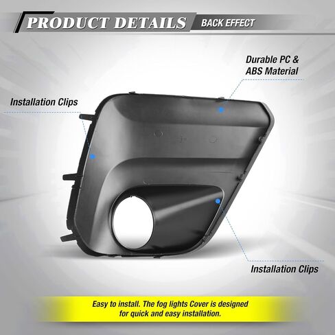 Autowiki Passenger Side Fog Light Covers for 2019-2021 Subaru Forester Base ، الراحة ، النماذج المتميزة ، قيادة الإطار البديل 1 PC الجانب الأيمن in Saudi Arabia