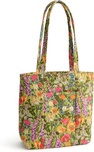 Vera Bradley Premium Cotton Small Original Zip Tote Bag, Daffodils in Saudi Arabia