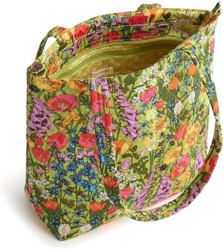 Vera Bradley Premium Cotton Small Original Zip Tote Bag, Daffodils in Saudi Arabia