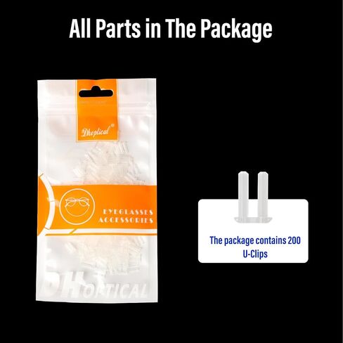 (200 جهاز كمبيوتر) نظارات عاهمة مزدوجة قابس مطاطي مزدوج PVC PVC إصلاح جزء من الإكسسوارات DIY Eyeglasses الملحقات 1.4/1.5/1.6/1.7/2.0 ((200 صورة) 1.4 مم*0.8 مم*7.0 ملم (مع ثقب)) in Kuwait