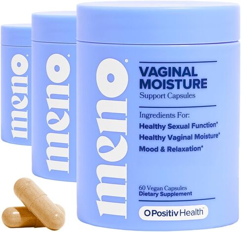 MENO Vaginal Moisture Support Capsules – OBGYN-Formulated to Support Healthy Vaginal Moisture, Mood & Relaxation – Hormone-Free Supplements with Maca Root & Fenugreek Seed Extract – 30 Servings in Kuwait
