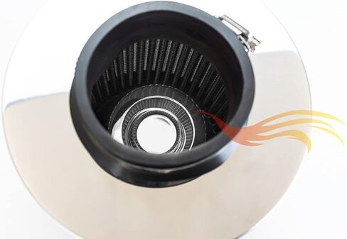 Rtunes Racing Short Ram Air Intake Airflow Inductions Kit + Filter Combo For 01-09 PT Cruiser 2.4L I4 Non-Turbo (Black) in Saudi Arabia