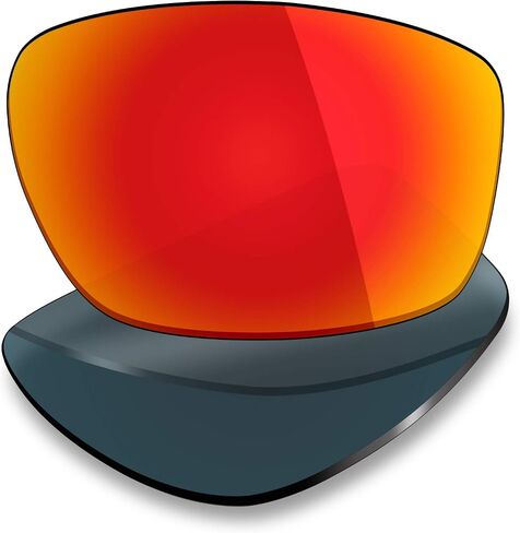 Mryok 4 Pair Polarized Replacement Lenses for Smith Caravan MAG Sunglass - Stealth Black/Fire Red/Ice Blue/Silver Titanium in Saudi Arabia