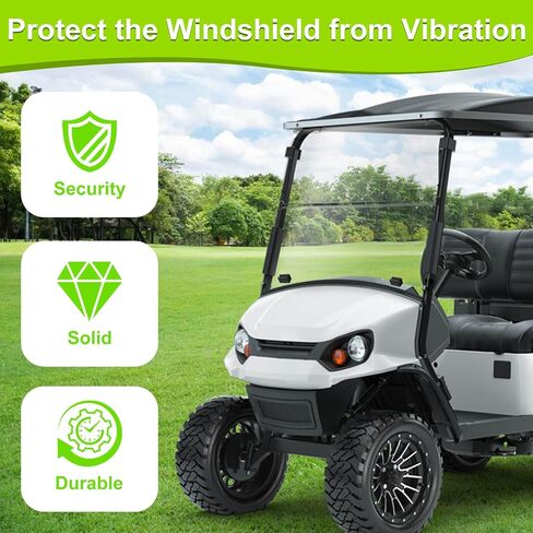 مقاطع Golf Cart Windshield Clips Sash Thunting Kit for Ezgo Txt DCS PDS 1994-2013 ، FIT 3/4 "Struts Tube Windshield Clips OEM EGWHC12 ، EGWHC10 618485 (لا تتناسب مع EZGO RXV) in Kuwait